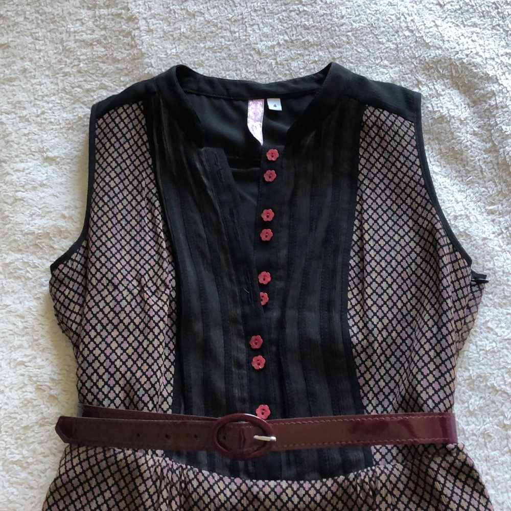 Parameter Mid-length Silk Shift Dress (Size 4)